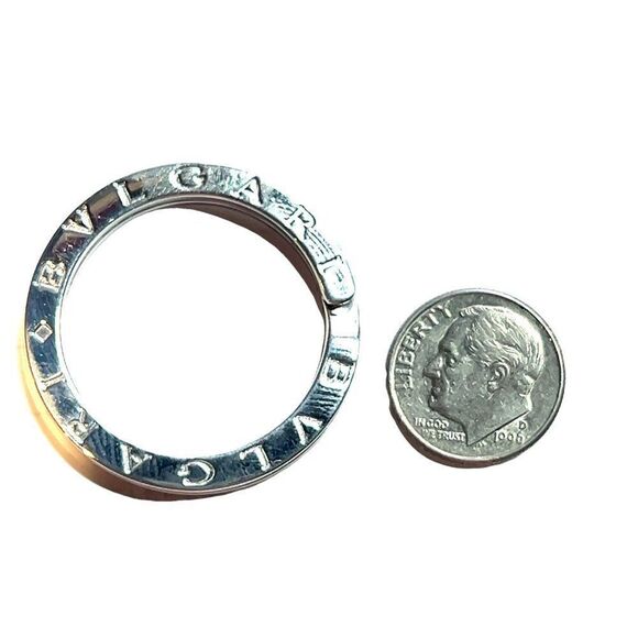 Bulgari Bvlgari Estate Keychain Sterling Silver B10 - Picture 4 of 4